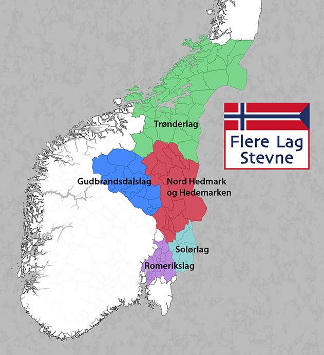 Map of Flere LagStevne