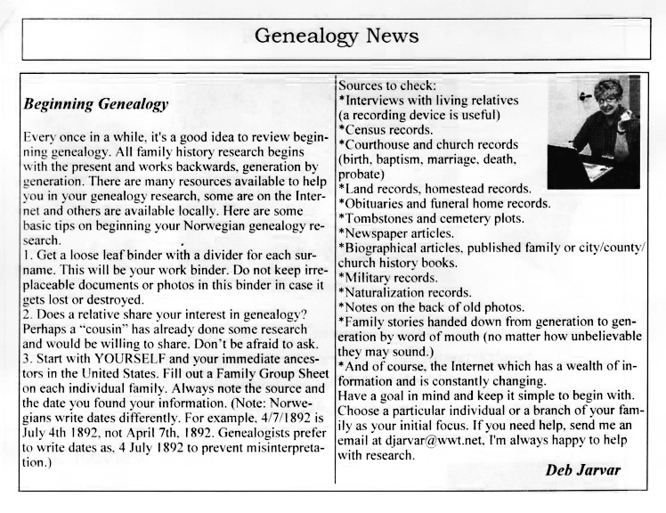Print of an article